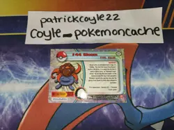 Gloom #44 Pokemon Topps Series 1 Card (Black Label) NM - Image 2
