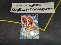 Krabby #98 Pokemon Topps Series 2 Card NM - Image 1