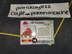 Parasect #47 Pokemon Topps Series 1 Card (Black Label) NM - Image 2