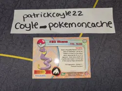 Ekans #23 Pokemon Topps Series 1 Card (Green Label) LP - Image 4