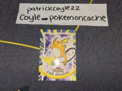 Raichu #26 Pokemon Topps Series 1 Card (Green Label) MP - Image 1