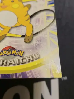 Raichu #26 Pokemon Topps Series 1 Card (Green Label) MP - Image 5