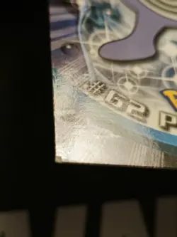 Poliwrath #62 Pokemon Topps Series 1 Card (Blue Label) LP - Image 4