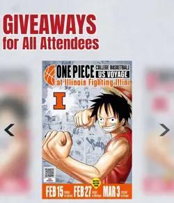 🔥🏀One Piece Monkey.D.Luffy US College Basketball Promo Card & Poster!Preorder - Image 2