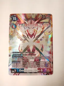 Digimon Card Game Omnimon Alter-S EX9-021 Alt Art Versus Monsters Near Mint - Image 1