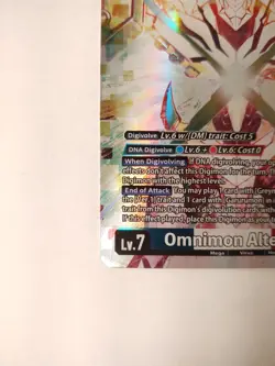 Digimon Card Game Omnimon Alter-S EX9-021 Alt Art Versus Monsters Near Mint - Image 5