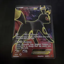 Umbreon EX 119/124 Fates Collide Full Art Pokemon Card Played Condition - Image 1