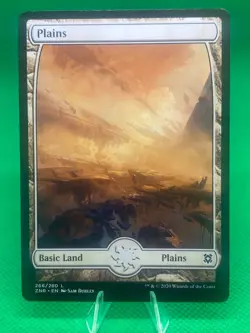 Plains Full Art 266/280 - Basic Land - Zendikar Rising ZNR MTG - Image 1