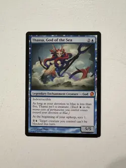 Thassa, God of the Sea (Theros) - Lightly Played (LP) - Magic the Gathering- MTG - Image 1