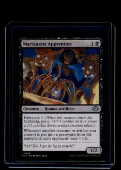 MTG Marionette Apprentice #100 Uncommon Modern Horizons 3 - Image 1