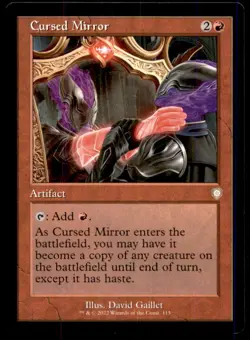 Cursed Mirror LP Light Play Brother's War MTG [11988] - Image 1