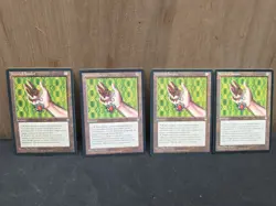4x Jeweled Amulet Ice Age MTG - Various Conditions - Actual Photos2 - Image 1
