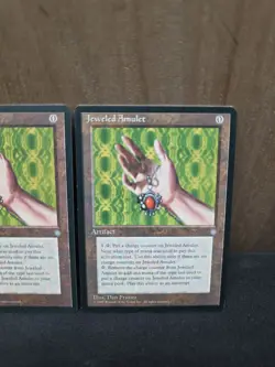 4x Jeweled Amulet Ice Age MTG - Various Conditions - Actual Photos2 - Image 2