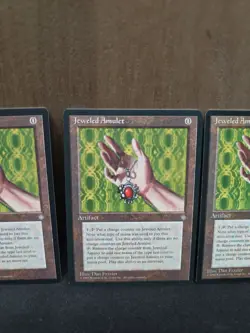 4x Jeweled Amulet Ice Age MTG - Various Conditions - Actual Photos2 - Image 3