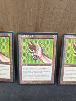 4x Jeweled Amulet Ice Age MTG - Various Conditions - Actual Photos2 - Image 4