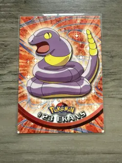 Pokemon Topps TV Animation Edition #23 Ekans! Black Logo! - Image 1