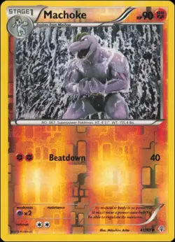 Pokemon - Machoke #41/83 - Generations Reverse Holo - Image 1