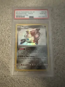 Magnezone SV29/SV94 Hidden Fates: Shiny Vault Holo Rare Pokemon TCG PSA 10 - Image 1
