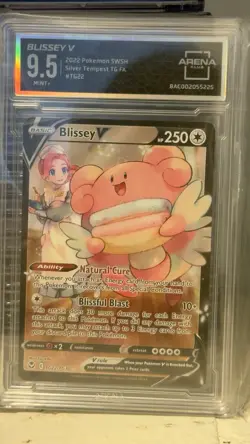 Blissey V TG22/TG30 Pokemon Center Lady Arena Club 9.5 - Image 1