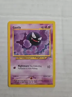 Gastly - 65/105 Neo Destiny - WOTC Unlimited - Pokemon TCG - 2002 - Image 1