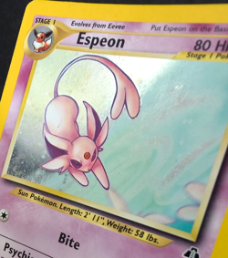 Pokemon TCG: Espeon 1/75 Neo Discovery WoTC Holo Rare with Swirl - Image 3