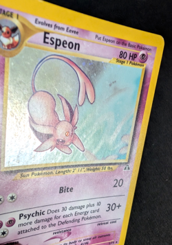 Pokemon TCG: Espeon 1/75 Neo Discovery WoTC Holo Rare with Swirl - Image 5