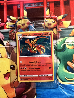 Pokemon Special Delivery Charizard SWSH075 Exclusive Sealed Promo Crimp Error - Image 1