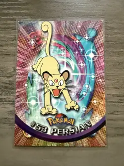 Topps Pokemon TV Animation Edition Persian #53 Black Logo Non Foil Lp - Image 1