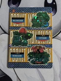 Pokemon Bulbasaur Venusaur Pocket Monsters Nintendo Vending Prism Holo Sticker - Image 1
