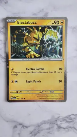 Electabuzz - 125/165 Cosmos Holo Promo 125/165 Pokemon Promos Holo - Image 1