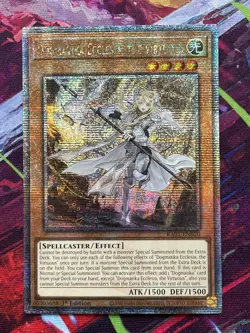 Yugioh Dogmatika Ecclesia The Virtuous RA01-EN020 Quarter Century Secret Rare NM - Image 1