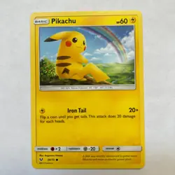 Pokemon Pikachu Card Lot of 5 Cards Pikachu V, Flying Pikachu, basic - Image 3