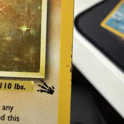 Pokemon TCG Hitmonlee Fossil Holo Rare Card 7/62 MP - Image 3