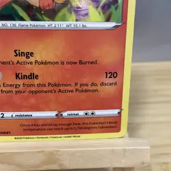 2020 Flareon COSMOS HOLO Black Star Promo card SWSH041 Pokemon SWSH LP - Image 4