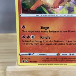 2020 Flareon COSMOS HOLO Black Star Promo card SWSH041 Pokemon SWSH LP - Image 5