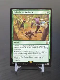 MTG Galadhrim Ambush Tales of Middle-earth Commander 0038 Regular Rare - NM - Image 1