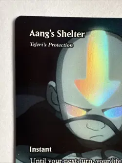 MTG Aang’s Shelter (Teferi’s Protection) 0007 Foil (Borderless) Avatar TLE NM - Image 2