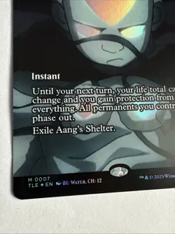 MTG Aang’s Shelter (Teferi’s Protection) 0007 Foil (Borderless) Avatar TLE NM - Image 5