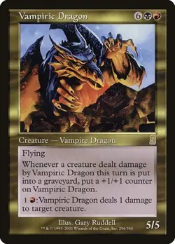 Vampiric Dragon Odyssey LP MTG - Image 1