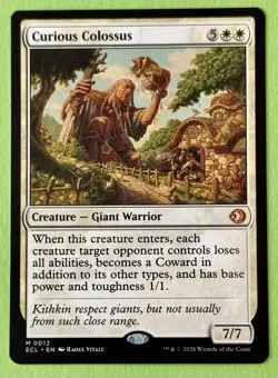 Curious Colossus ECL 12 - Normal - NM - Magic the Gathering - Image 1