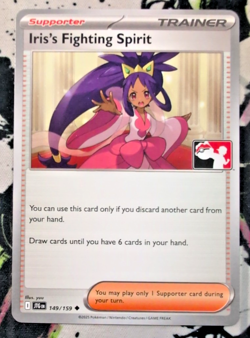 Iris's Fighting Spirit 149/159 Pokemon Play! Prize Pack Series 7 - Image 1