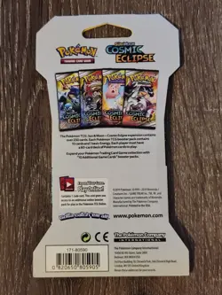 Pokemon TCG Sun & Moon Cosmic Eclipse Sleeved Booster Pack Factory Sealed 820650805899 - Image 2