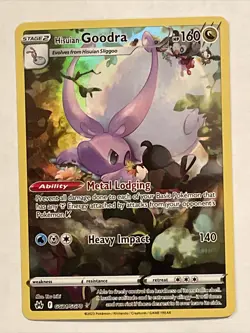 Hisuian Goodra Full Art Ultra Rare Foil GG21/GG70 Pokemon Crown Zenith NM - Image 1