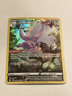 Hisuian Goodra Full Art Ultra Rare Foil GG21/GG70 Pokemon Crown Zenith NM - Image 3