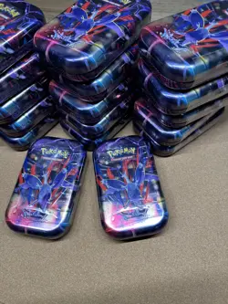 Lot of 17 Factory Sealed Pokemon TCG: Mega Heroes Mini Tin (Mega Latias) - Image 3