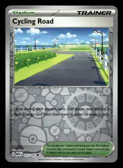 Cycling Road 157/165 Reverse Holo 151 Pokemon NM - Image 1