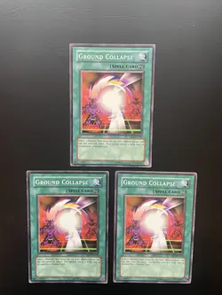 Yugioh Ground Collapse DB1-EN184 Unlimited Edition Common MP/HP X3 - Image 1