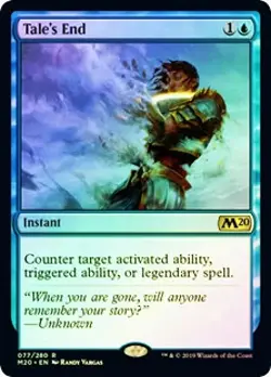 Tale's End FOIL Core Set 2020 / M20 PLD Blue Rare MAGIC GATHERING CARD ABUGames - Image 1