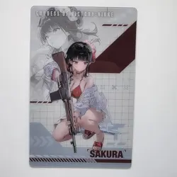 Goddess Of Victory: NIKKE Gun Girl Metal Card Collection Vol.3 SAKURA Waifu Card - Image 1