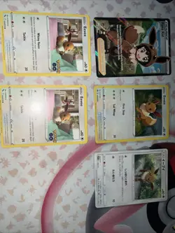 Pokemon Eevee Card Lot - Image 1